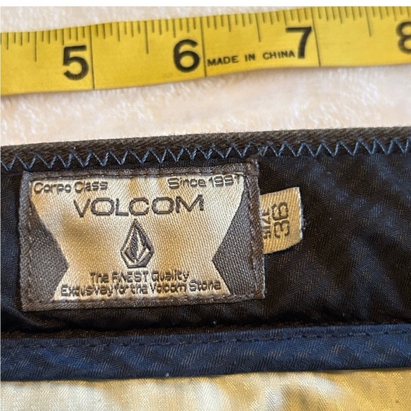 Volcom dark gray/black men's pants size 36 - Picture 6 of 9